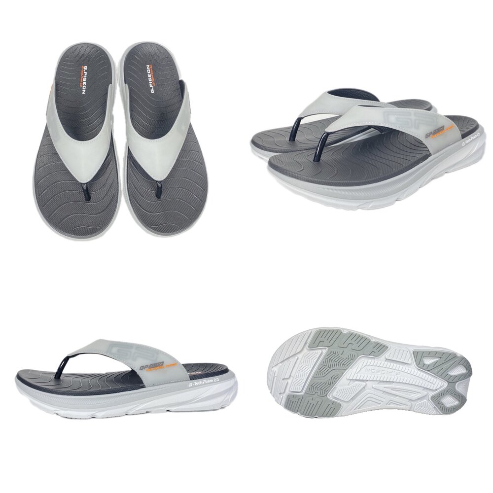 🔥寬厚腳專用🔥 GP 男人拖鞋 九折 夾腳拖 厚底 足弓 人字拖 休閒運動拖鞋 男用 G9388M G5653M-圖片-5