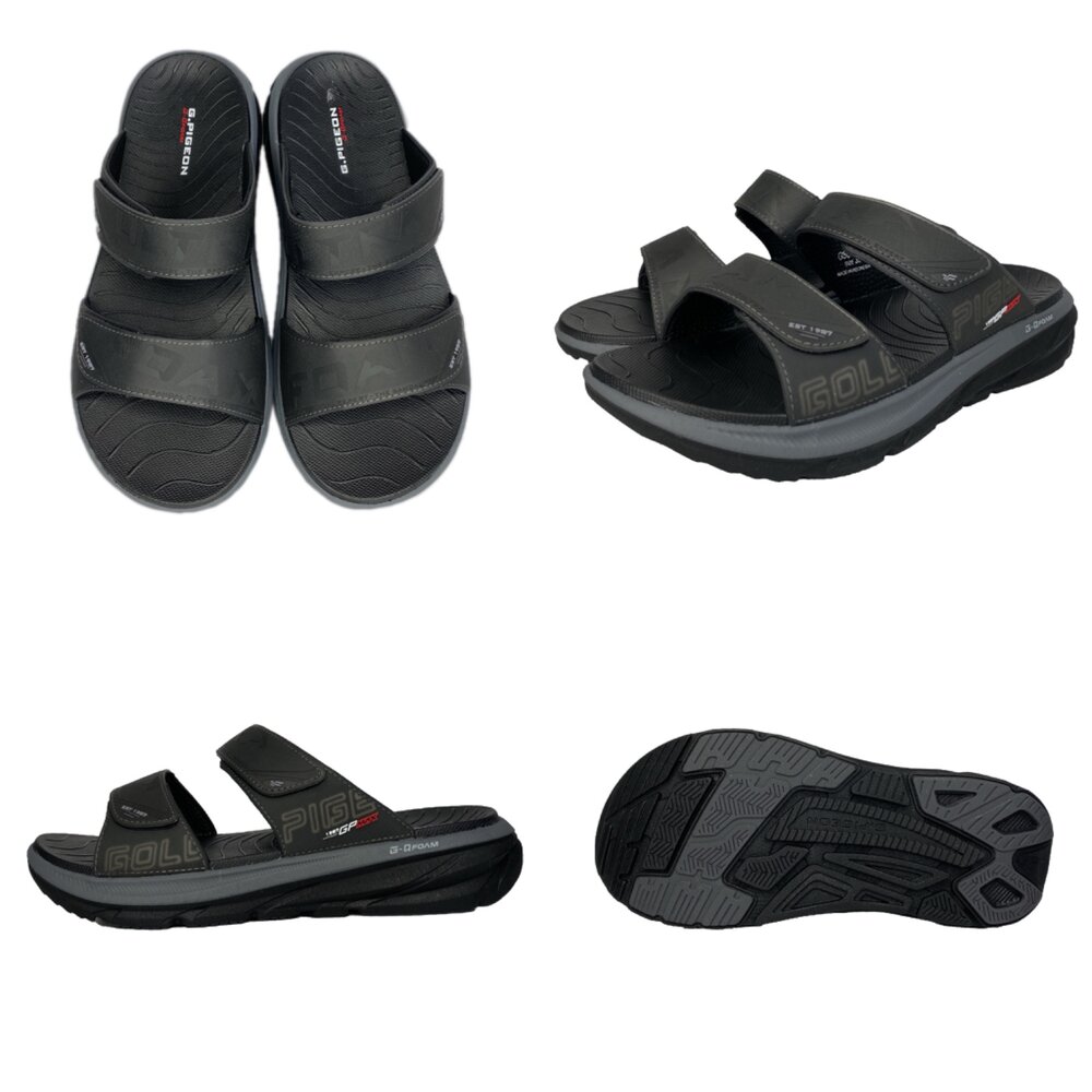 🔥寬厚腳專用🔥 GP 男人拖鞋 九折 夾腳拖 厚底 足弓 人字拖 休閒運動拖鞋 男用 G9388M G5653M-圖片-10