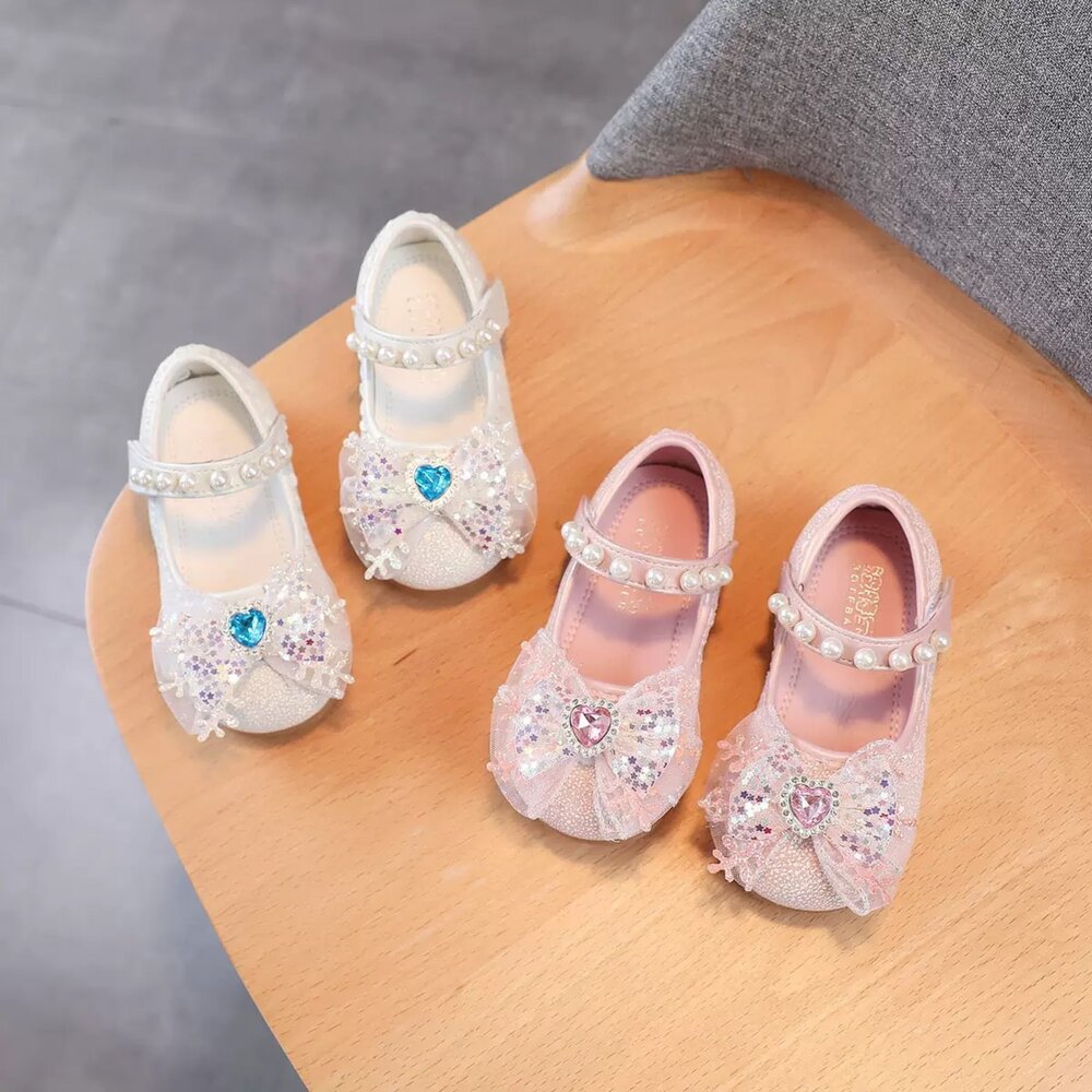 嬰兒娃娃鞋 嬰兒鞋 寶寶公主鞋 學步 13-18公分 花童 女童 兒童-圖片-2