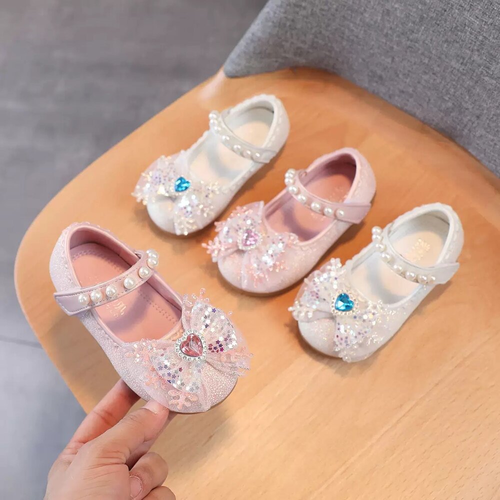 嬰兒娃娃鞋 嬰兒鞋 寶寶公主鞋 學步 13-18公分 花童 女童 兒童-圖片-3