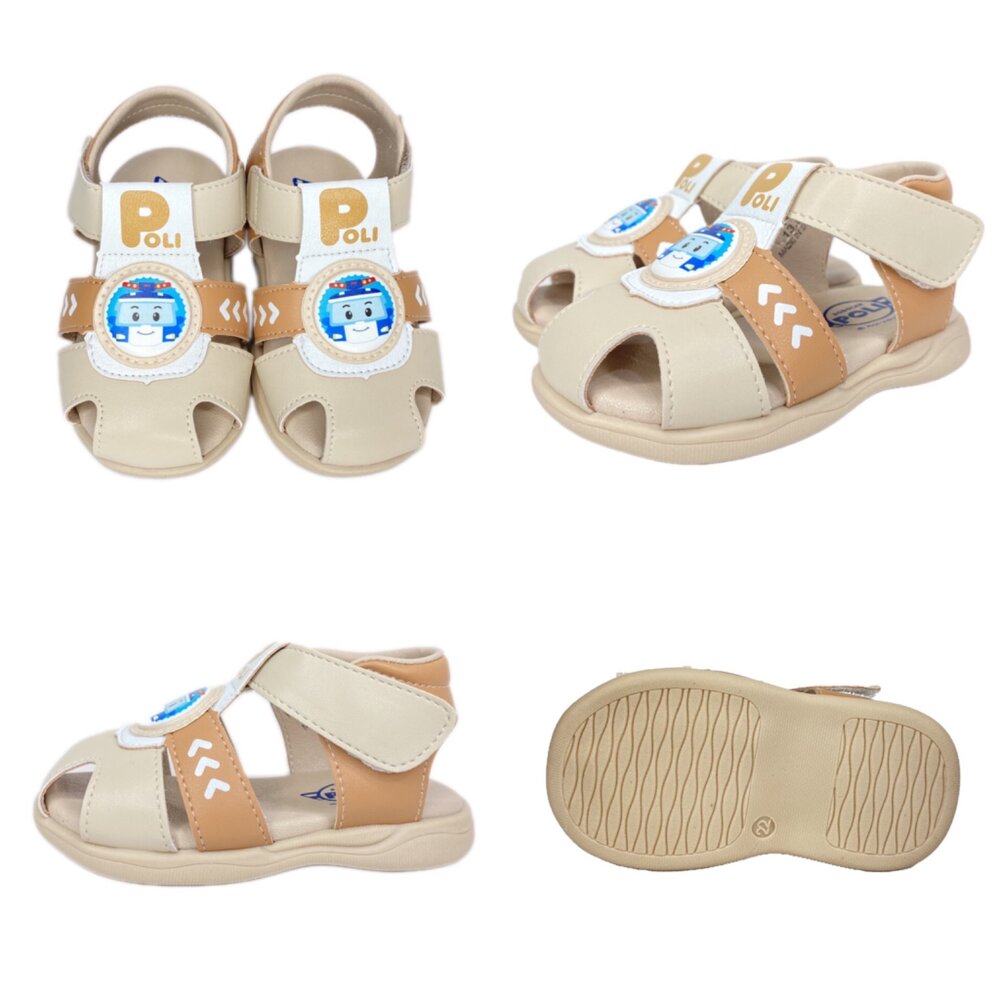 波力 寶寶涼鞋 學步鞋 嬰兒鞋 台灣製 寶寶鞋 安寶 護趾 前包-圖片-1