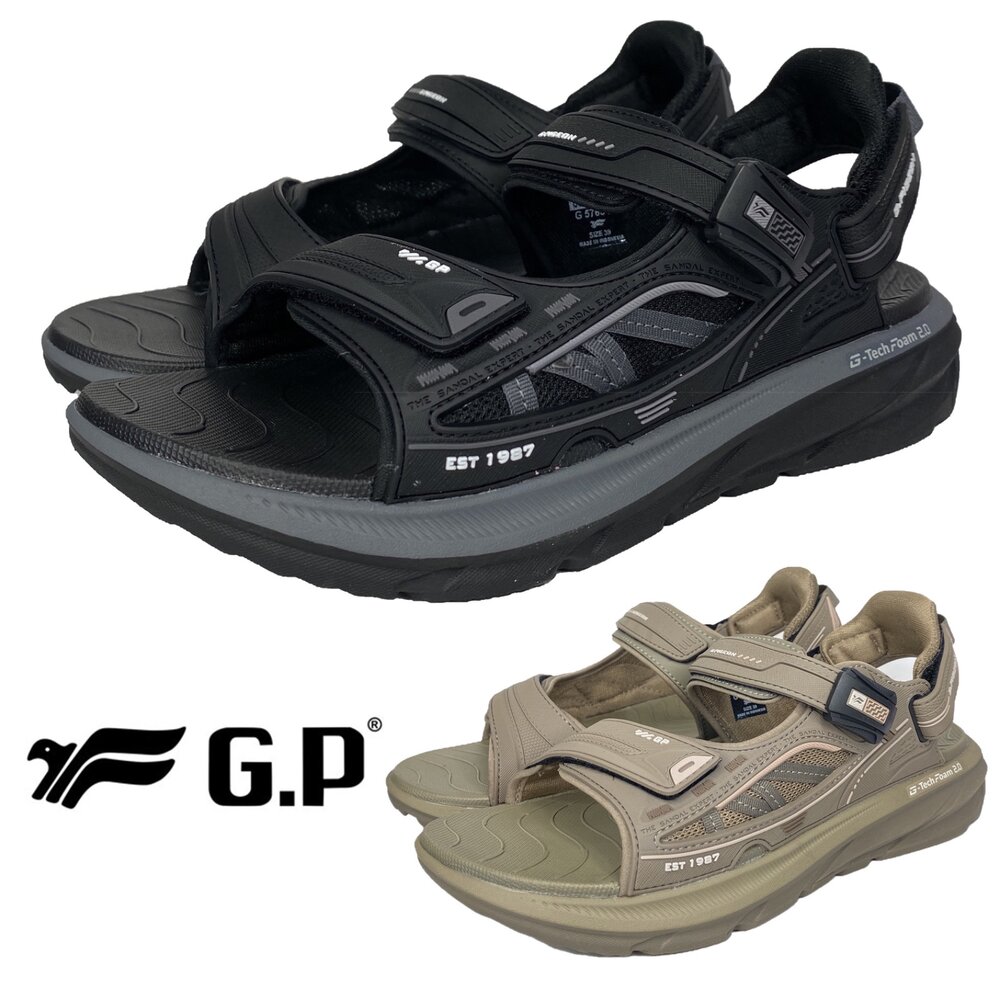 GP 旗艦新款 男運動涼鞋 玩水 溯溪 加厚加寬 39-45號 男用 男人 G5765M 封面照片