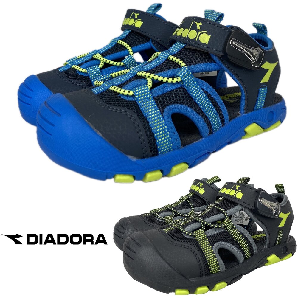 250422073059-Diadora 男童運動護趾涼鞋 兒童玩水休閒 包頭 前包 19-24號 溯溪 海灘 洞洞鞋