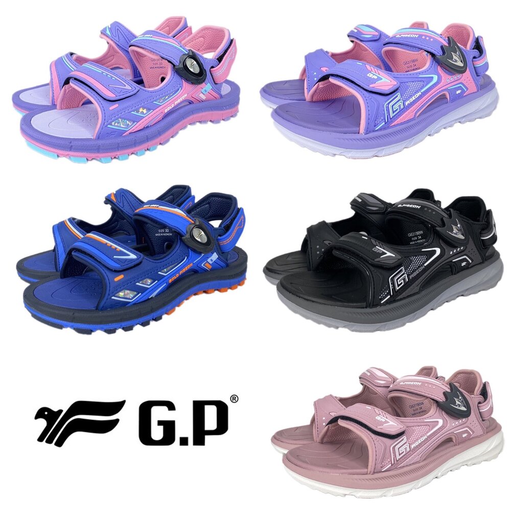 250423072918-GP 兒童涼鞋 女用 男童女童 運動玩水休閒 磁扣 g5797b g6319