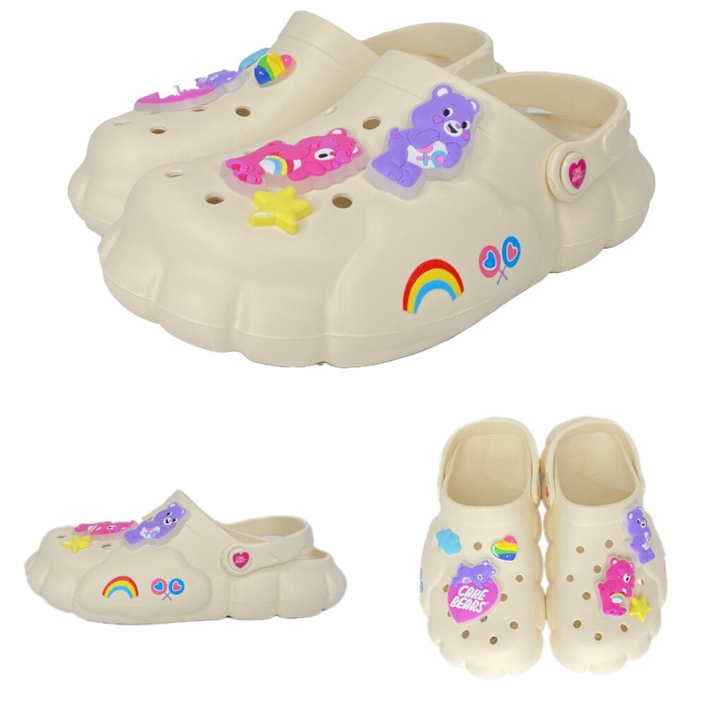 彩虹熊 女人女童拖鞋 兒童 涼鞋 16-24號 園丁鞋 洞洞鞋 CareBears-圖片-1