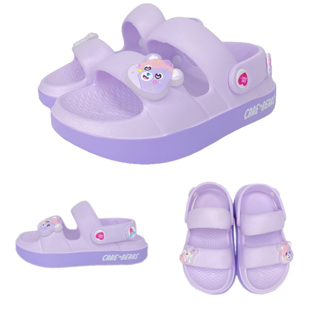 彩虹熊 女人女童拖鞋 兒童 涼鞋 16-24號 園丁鞋 洞洞鞋 CareBears-圖片-4