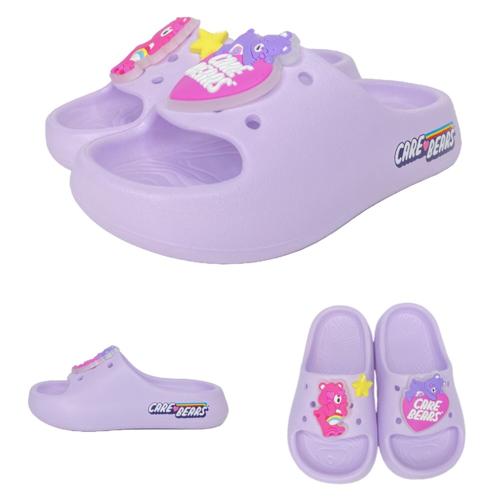 彩虹熊 女人女童拖鞋 兒童 涼鞋 16-24號 園丁鞋 洞洞鞋 CareBears-圖片-6