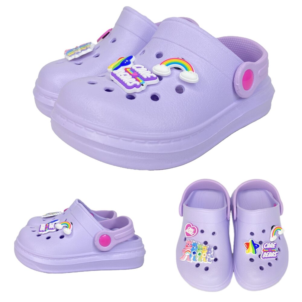 彩虹熊 女人女童拖鞋 兒童 涼鞋 16-24號 園丁鞋 洞洞鞋 CareBears-圖片-7