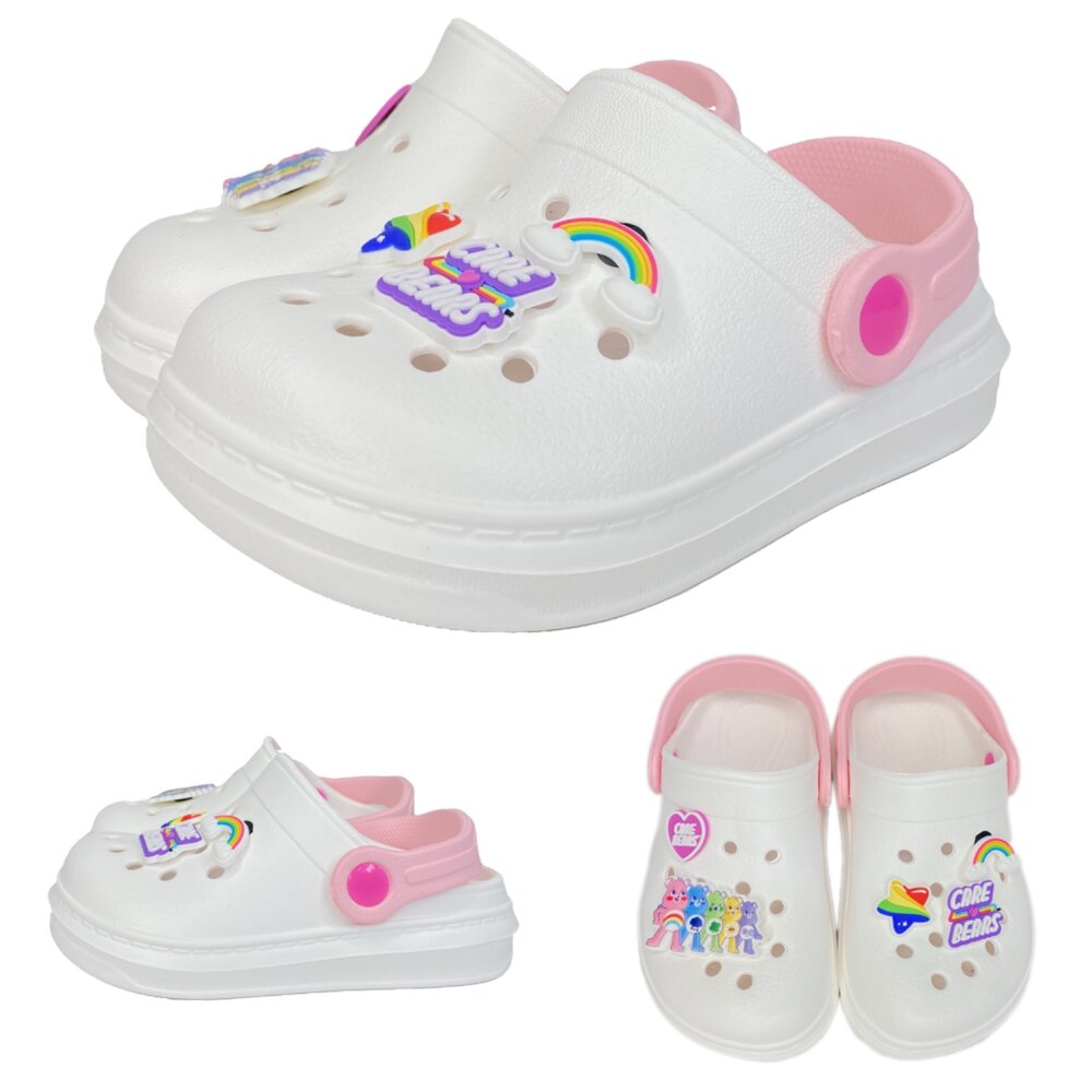 彩虹熊 女人女童拖鞋 兒童 涼鞋 16-24號 園丁鞋 洞洞鞋 CareBears-圖片-8