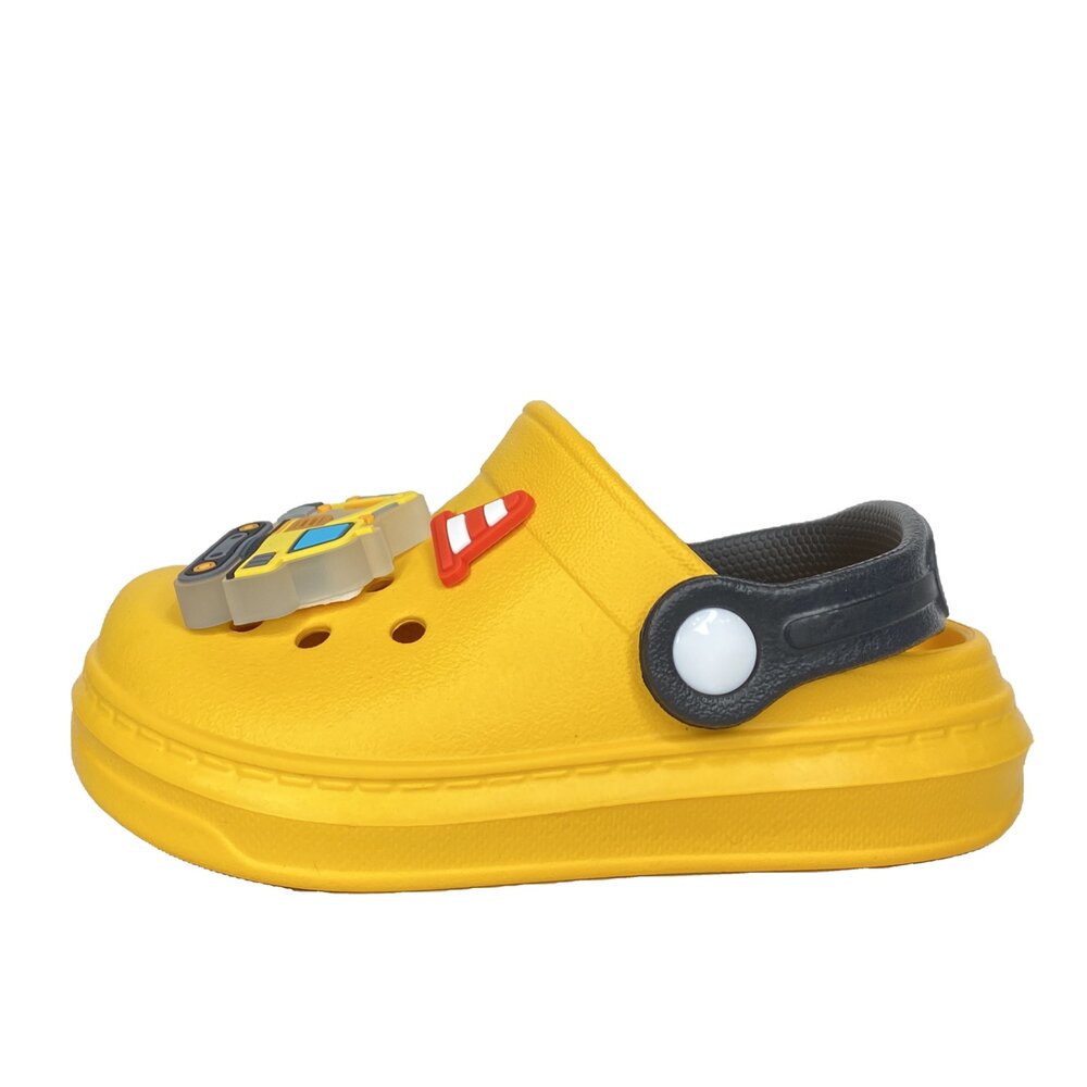 交通世界 Tomica 兒童洞洞鞋 拖鞋 獨角獸 男童女童 布希鞋 護趾 涼鞋 15-20號-圖片-3