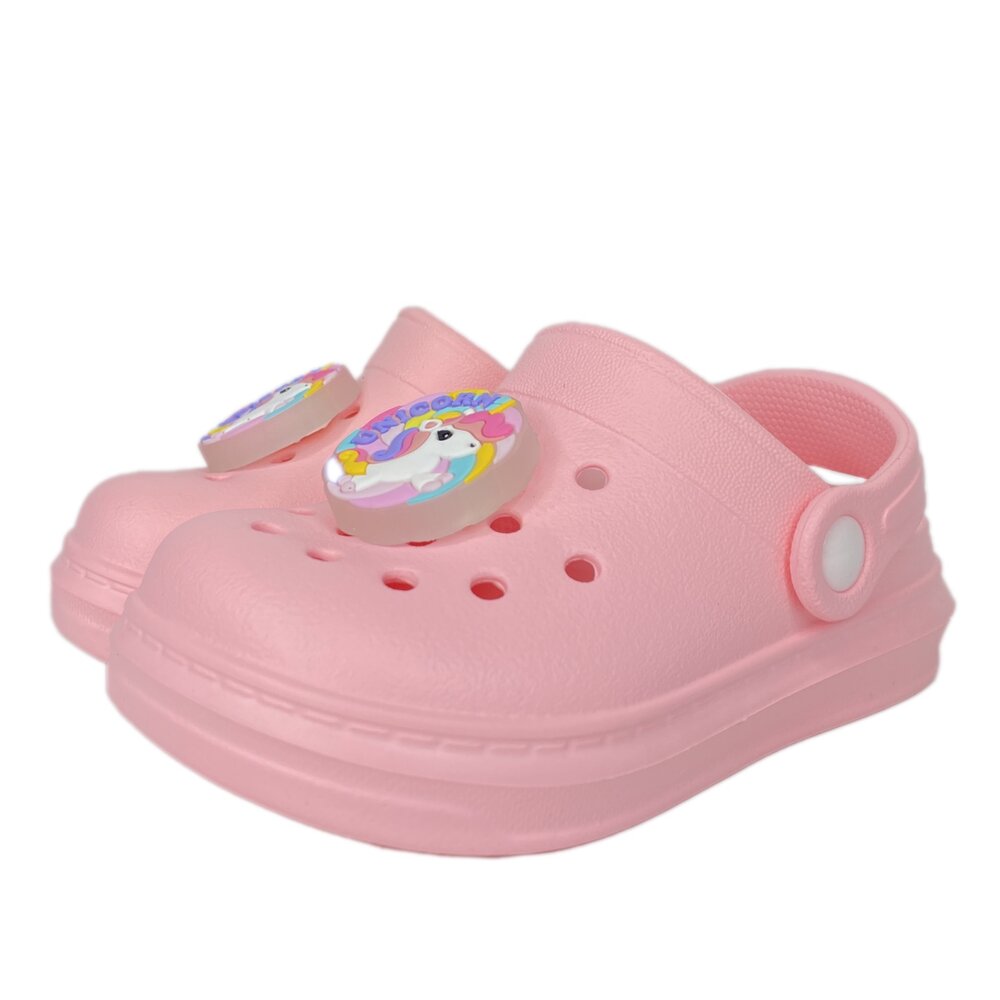 交通世界 Tomica 兒童洞洞鞋 拖鞋 獨角獸 男童女童 布希鞋 護趾 涼鞋 15-20號-圖片-5