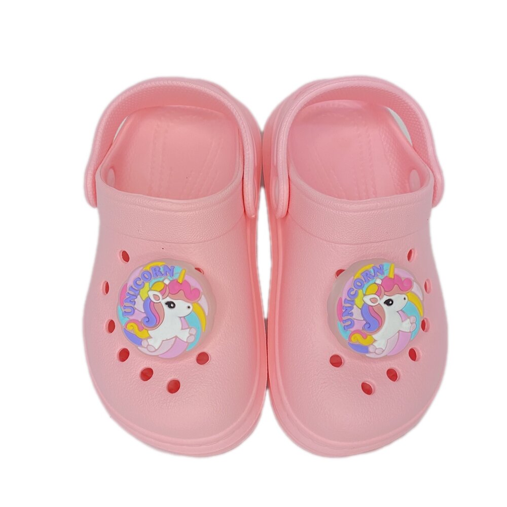 交通世界 Tomica 兒童洞洞鞋 拖鞋 獨角獸 男童女童 布希鞋 護趾 涼鞋 15-20號-圖片-6
