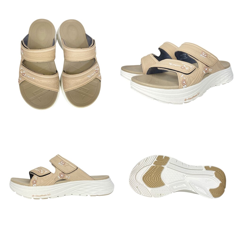 GP 厚底拖鞋 女用足弓休閒拖鞋 可碰水防滑 G5677W-圖片-3