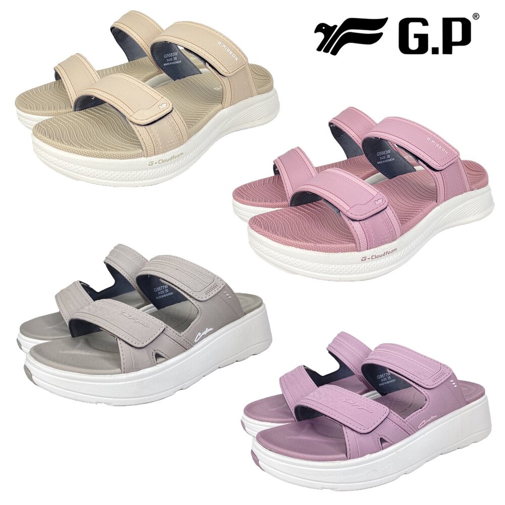 250515073406-GP 厚底拖鞋 女用足弓休閒拖鞋 可碰水防滑 G5677W