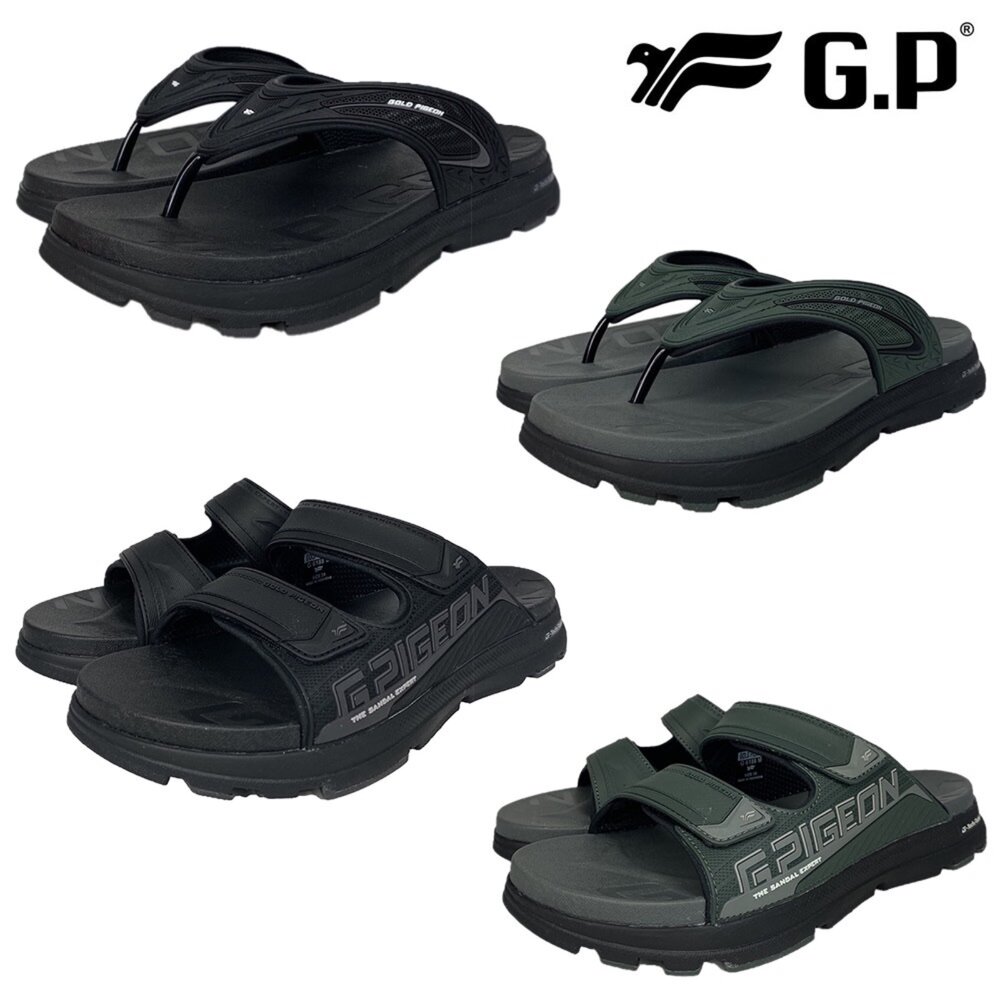 250524232050-寬厚腳專用 GP 男人拖鞋 夾腳拖 玩水防水 人字拖 運動拖鞋  G9353M G6188M