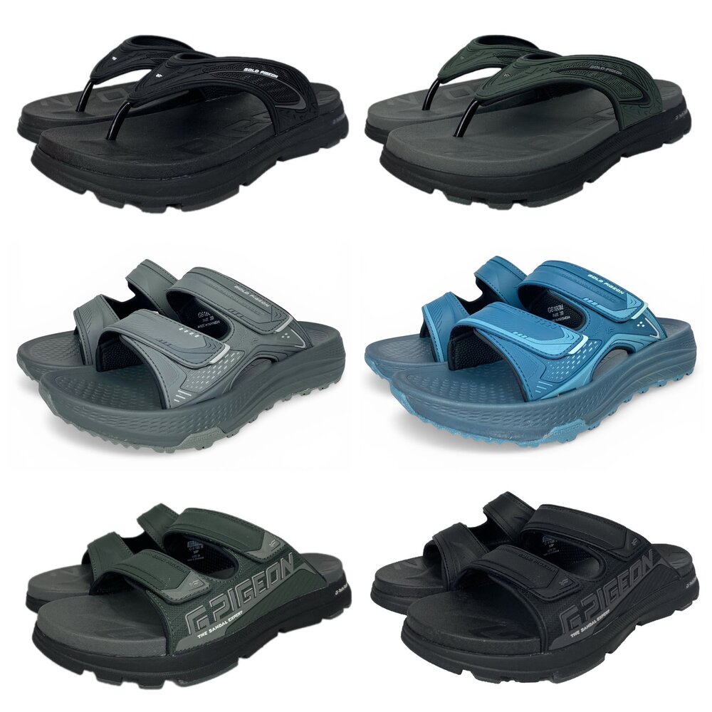 250524232050-寬厚腳專用 GP 男人拖鞋 夾腳拖 玩水防水 人字拖 運動拖鞋  G9353M G6188M G6160M