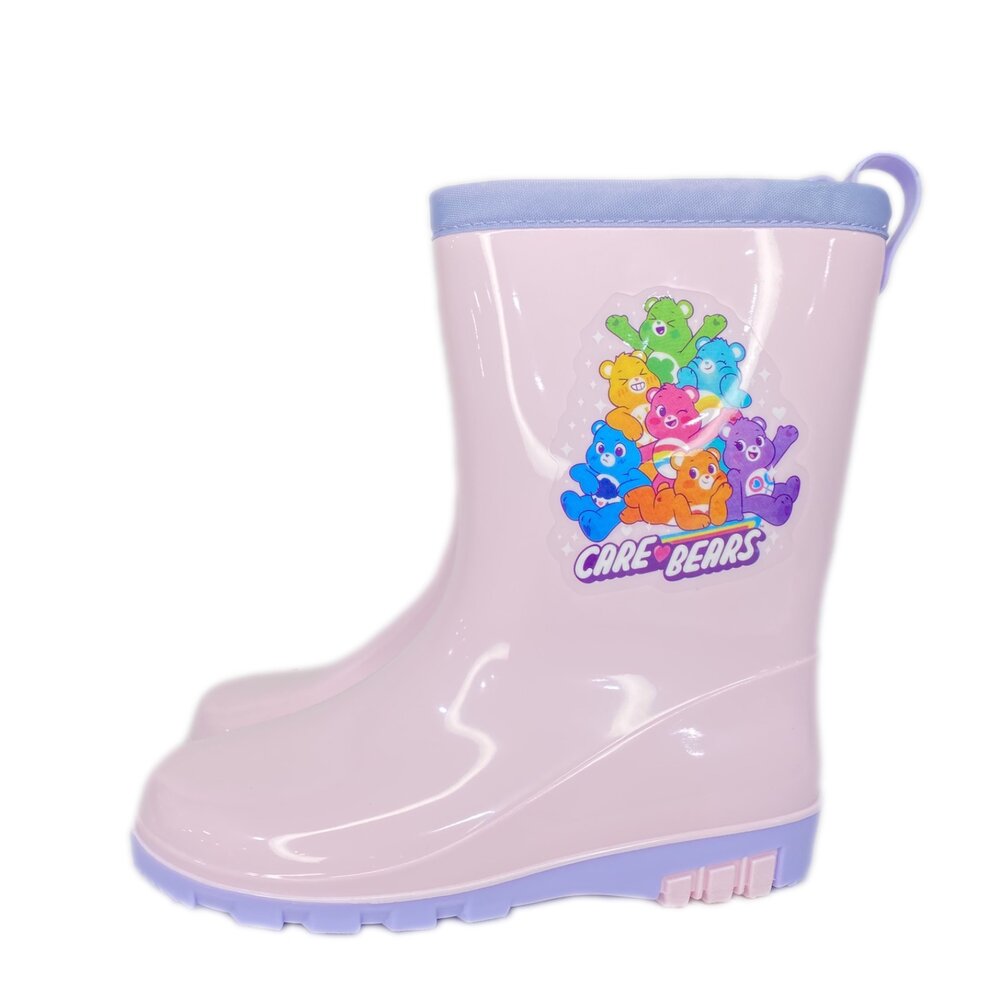 彩虹熊 女童長筒雨鞋 carebears 台灣製 兒童童鞋 雨靴 17-22號-圖片-2
