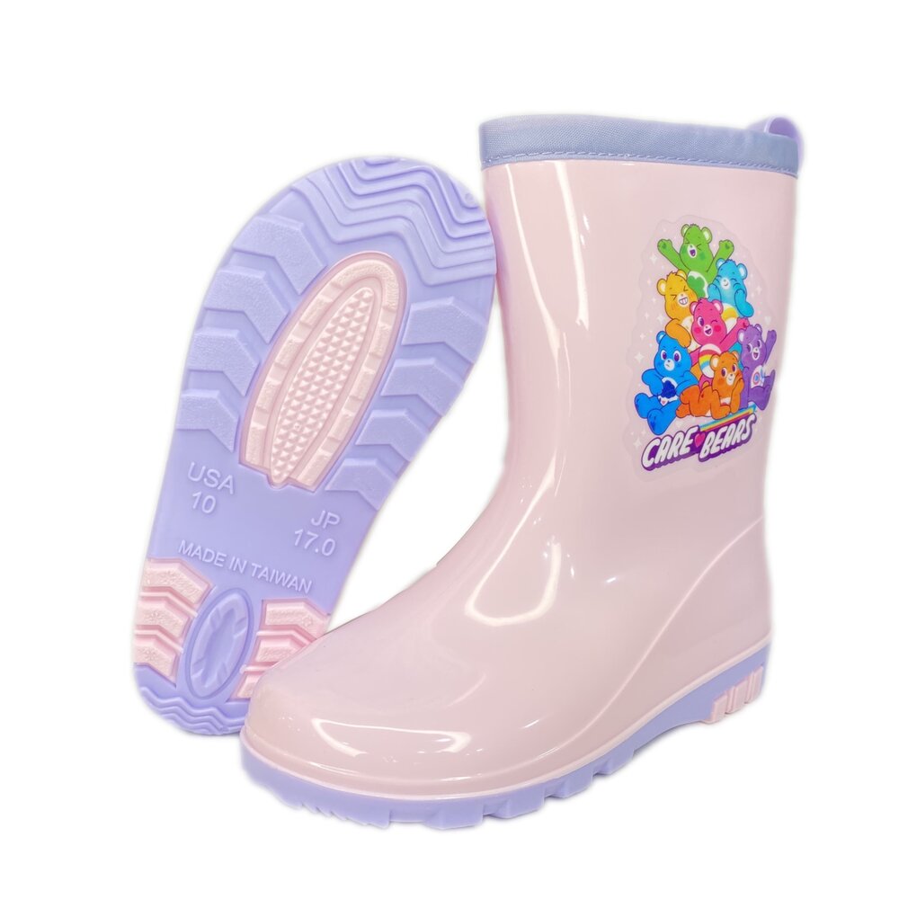 彩虹熊 女童長筒雨鞋 carebears 台灣製 兒童童鞋 雨靴 17-22號-圖片-3