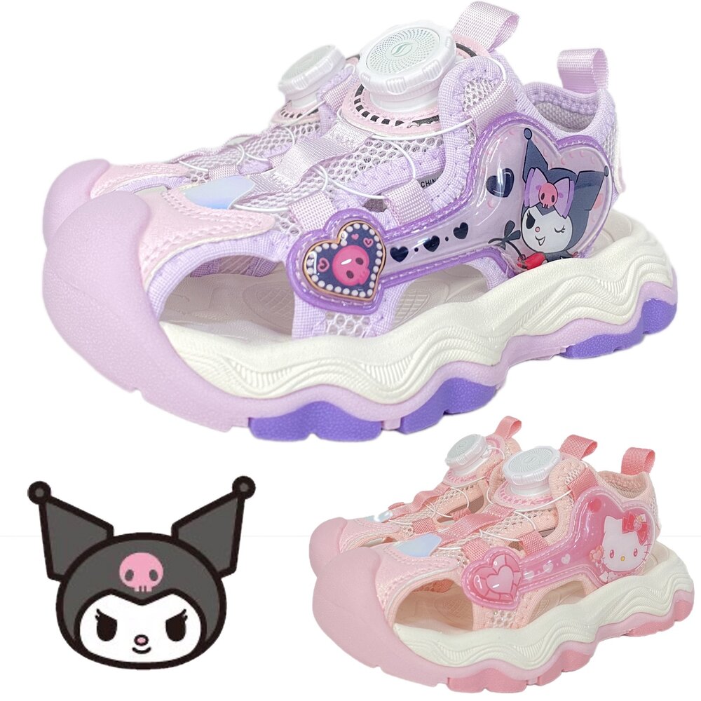 250603185356-酷洛米 護趾涼鞋 女童童鞋 運動涼鞋 三麗鷗 凱蒂貓 旋鈕涼鞋 27-35號