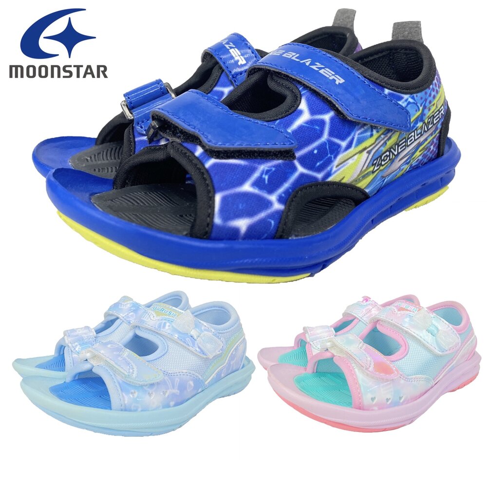 250614141714-Moonstar 全新正品涼鞋 兒童運動涼鞋 男童 女童 月星 玩水 童鞋