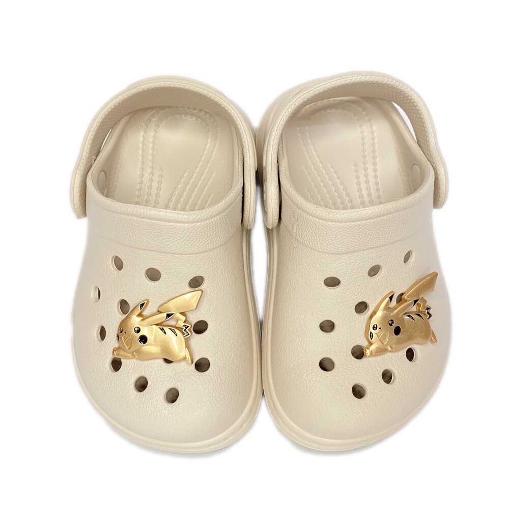 寶可夢 男童拖鞋 皮卡丘 兒童 玩水 護趾 洞洞鞋 童鞋 台灣製 13-21號 噴火龍-圖片-2