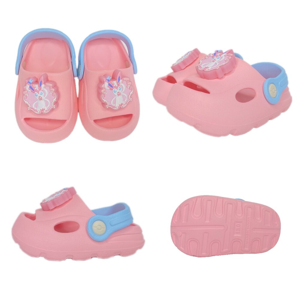 寶可夢 男童拖鞋 皮卡丘 兒童 玩水 護趾 洞洞鞋 童鞋 台灣製 13-21號 噴火龍-圖片-6