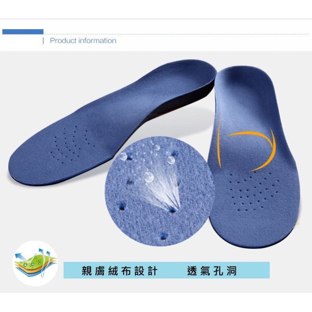 足弓鞋墊 男款女款 杯型鞋墊 機能運動支撐 減壓 矯正-圖片-6
