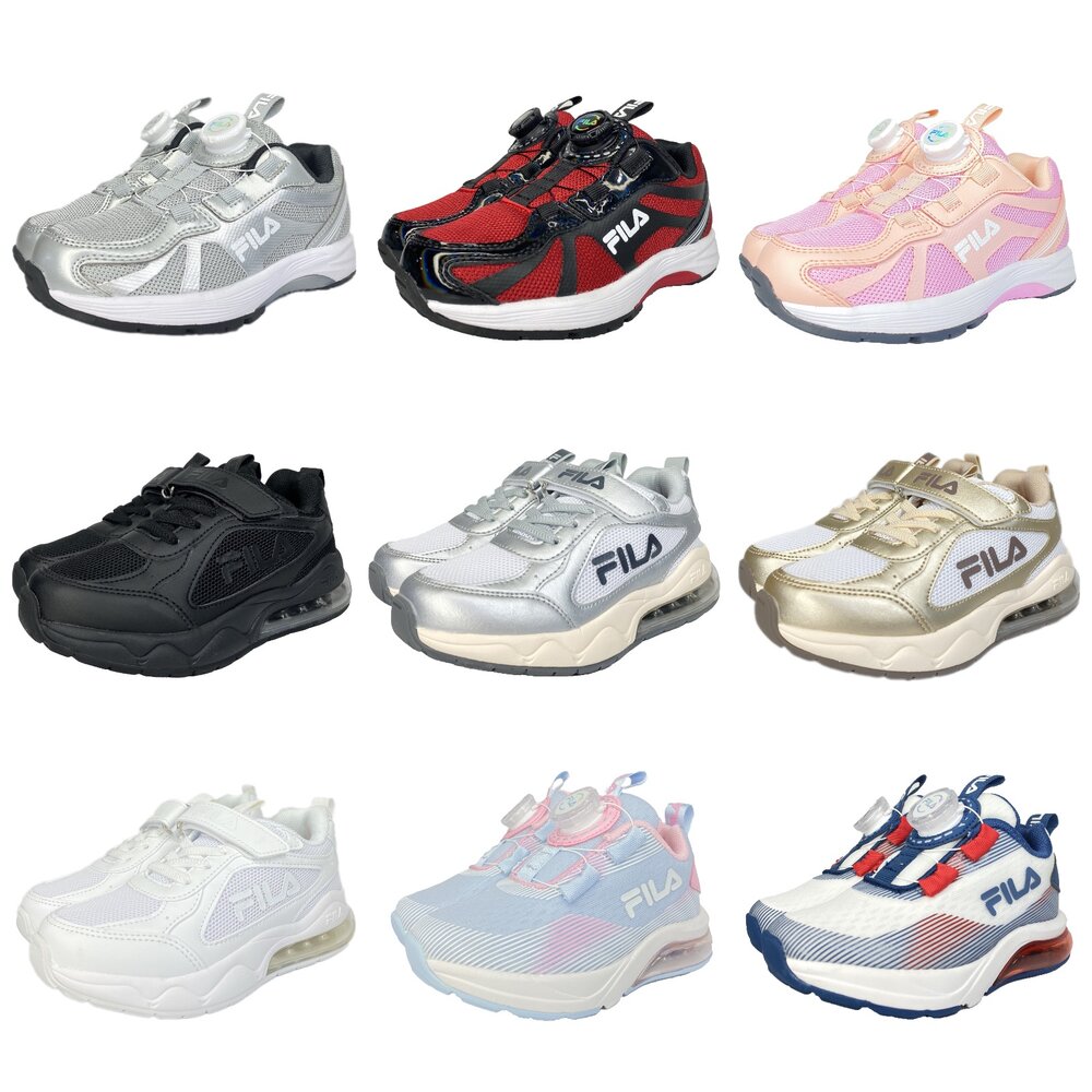 250630224200-Fila 童鞋 氣墊鞋 旋鈕鞋 機能鞋矯正鞋 旋轉鈕扣 男童女童 大童 中童 康特杯