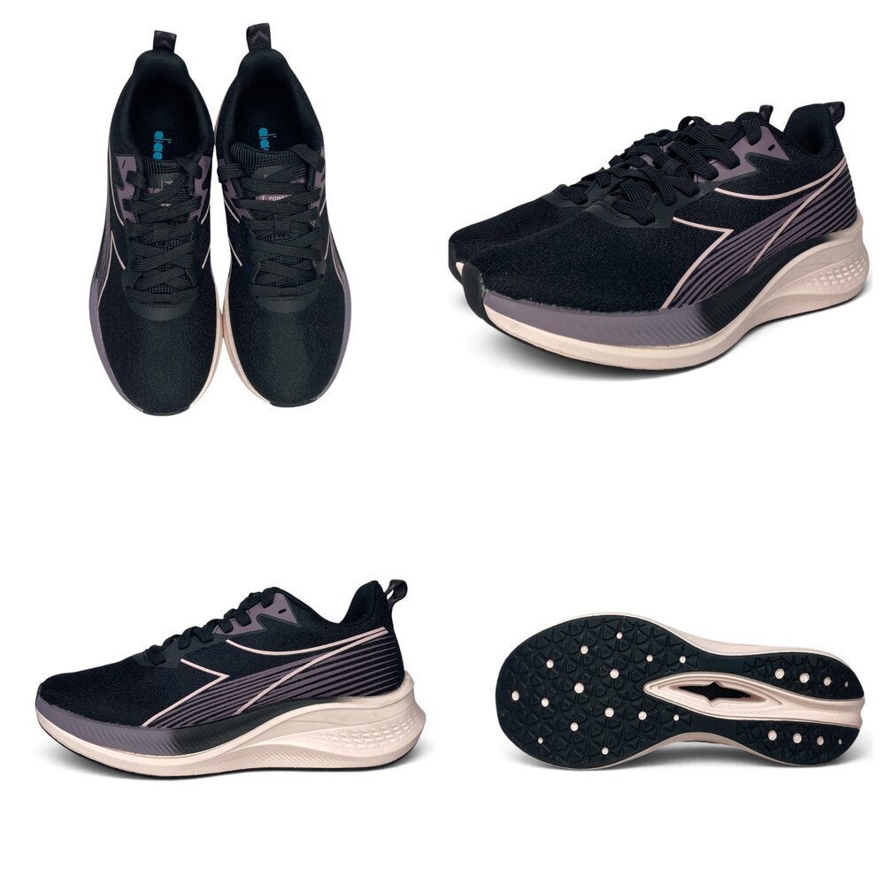 Diadora 女鞋 慢跑鞋 運動鞋 球鞋 23-25.5號 粉色 全新正品 足弓 輕量-圖片-1