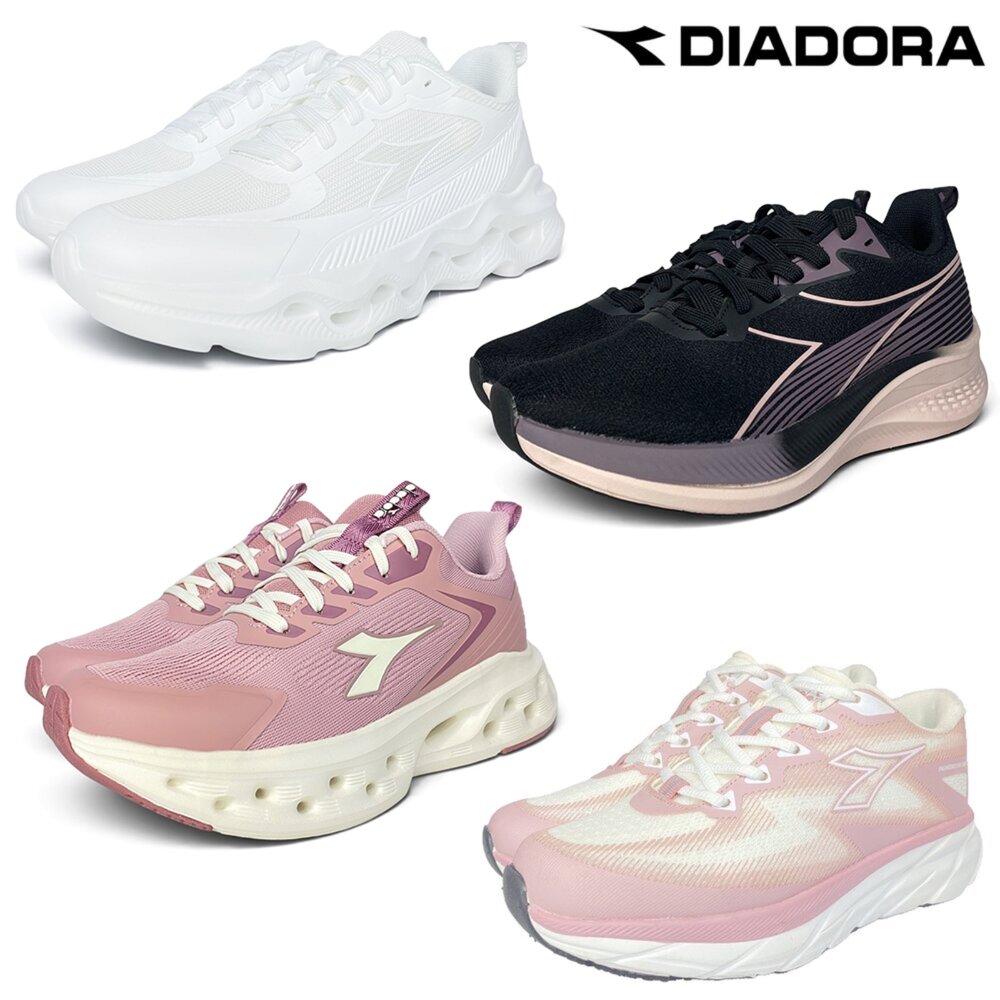 250704074429-Diadora 女鞋 慢跑鞋 運動鞋 球鞋 23-25.5號 粉色 全新正品 足弓 輕量