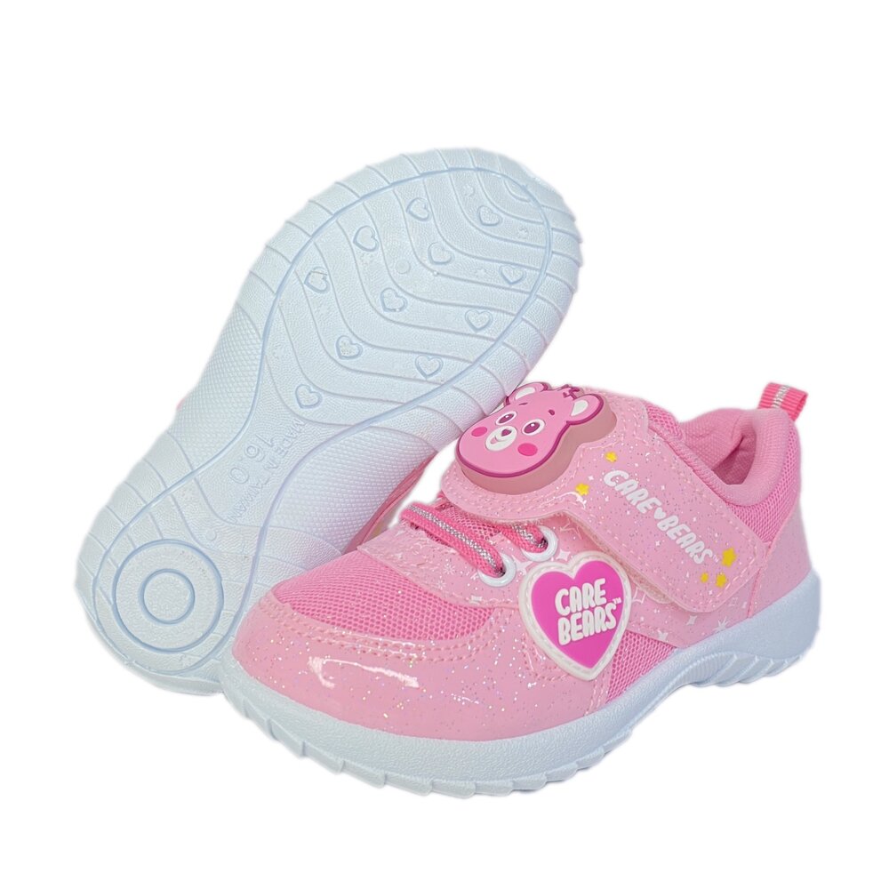 彩虹熊 女童運動鞋 電燈鞋 旋鈕鞋 carebears 兒童童鞋 球鞋 休閒鞋-圖片-11