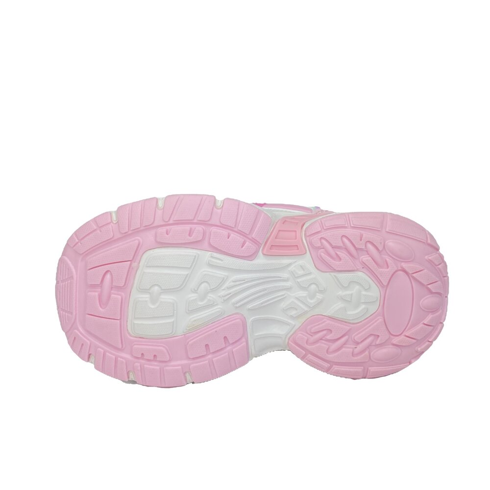 彩虹熊 女童運動鞋 電燈鞋 旋鈕鞋 carebears 兒童童鞋 球鞋 休閒鞋-圖片-4