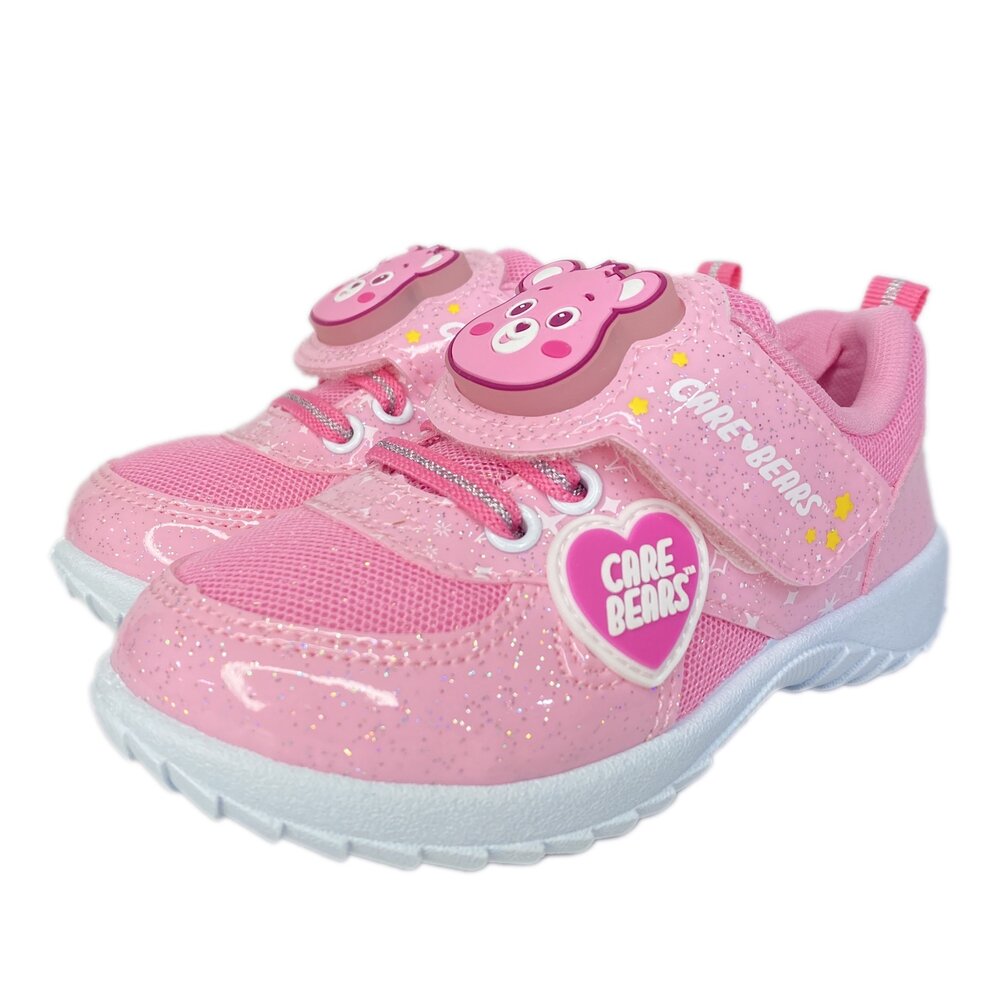 彩虹熊 女童運動鞋 電燈鞋 旋鈕鞋 carebears 兒童童鞋 球鞋 休閒鞋-圖片-9
