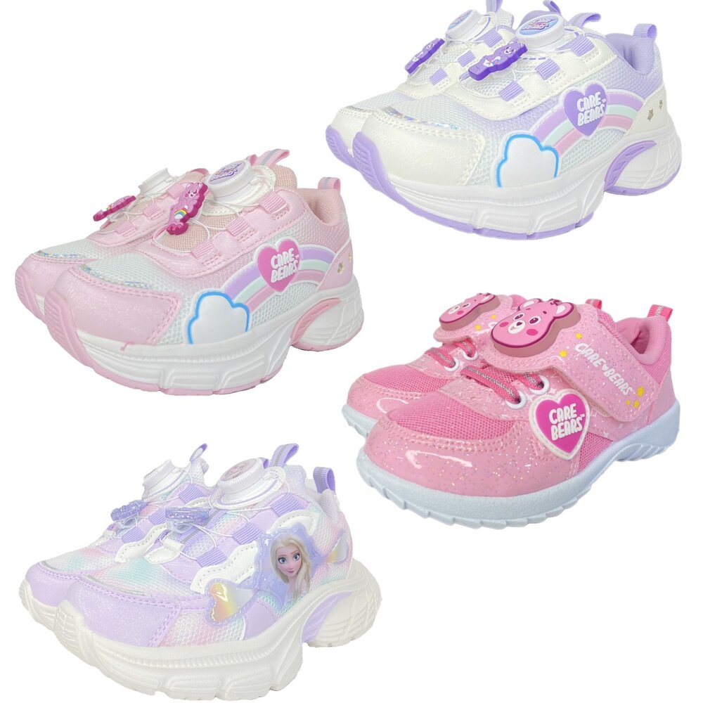 250807073947-彩虹熊 女童運動鞋 電燈鞋 旋鈕鞋 carebears 兒童童鞋 球鞋 休閒鞋