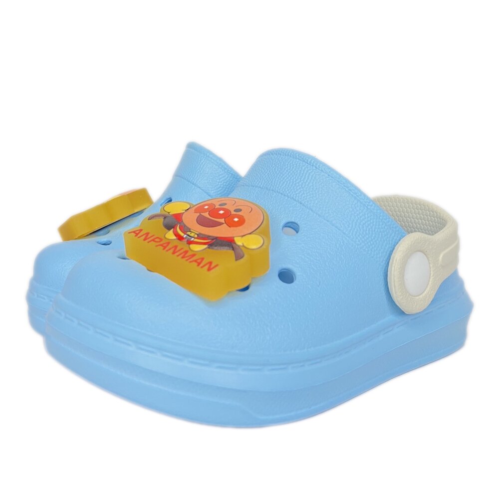 麵包超人 兒童電燈拖鞋 男童女童 洞洞鞋 童鞋 台灣製 布希鞋 玩水 輕量 防滑-圖片-1