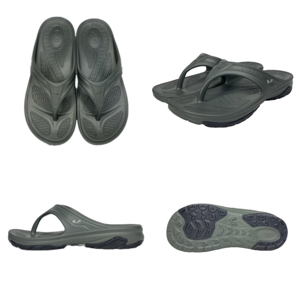 GP 夾腳拖鞋 人字拖 男用女用 36-44號 玩水防滑 海灘拖 A5337-圖片-4