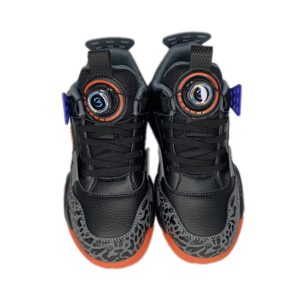 Diadora 男童籃球鞋 旋鈕 運動鞋 防水 大童 矯正鞋 機能鞋-圖片-3