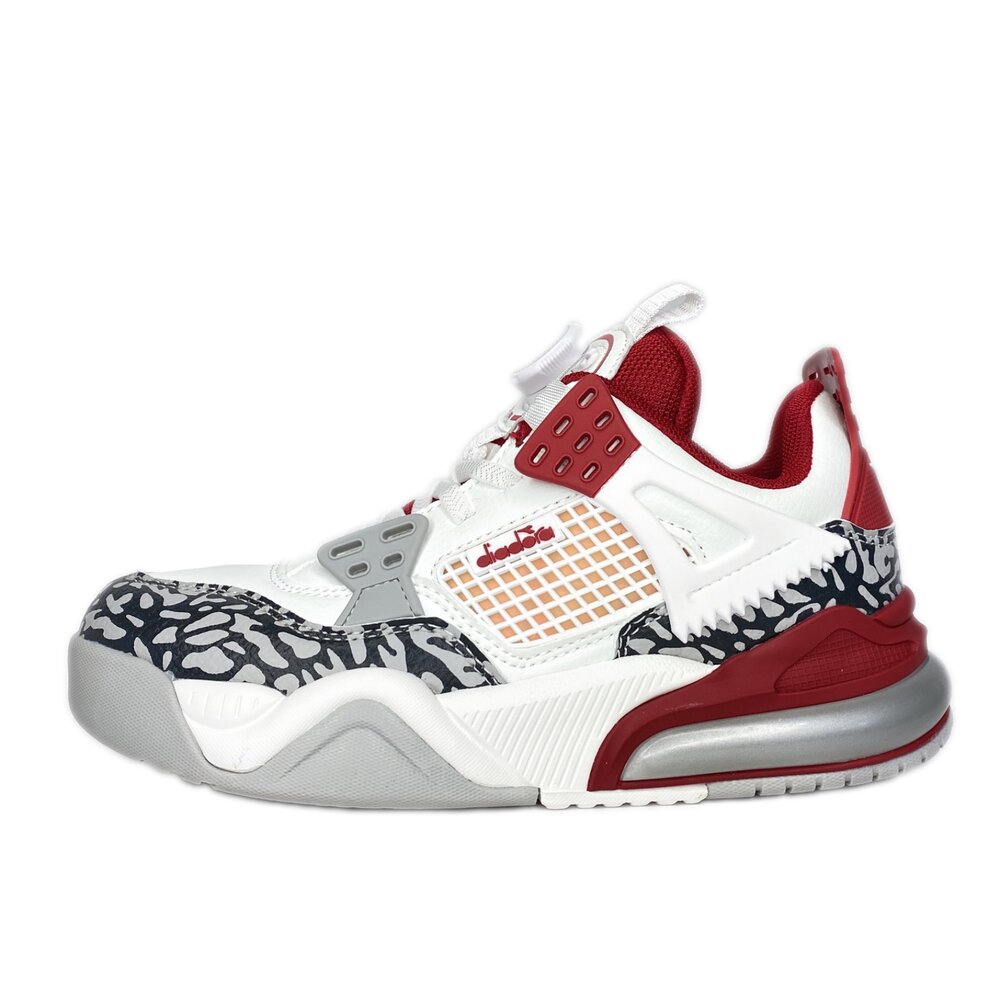 Diadora 男童籃球鞋 旋鈕 運動鞋 防水 大童 矯正鞋 機能鞋-圖片-5