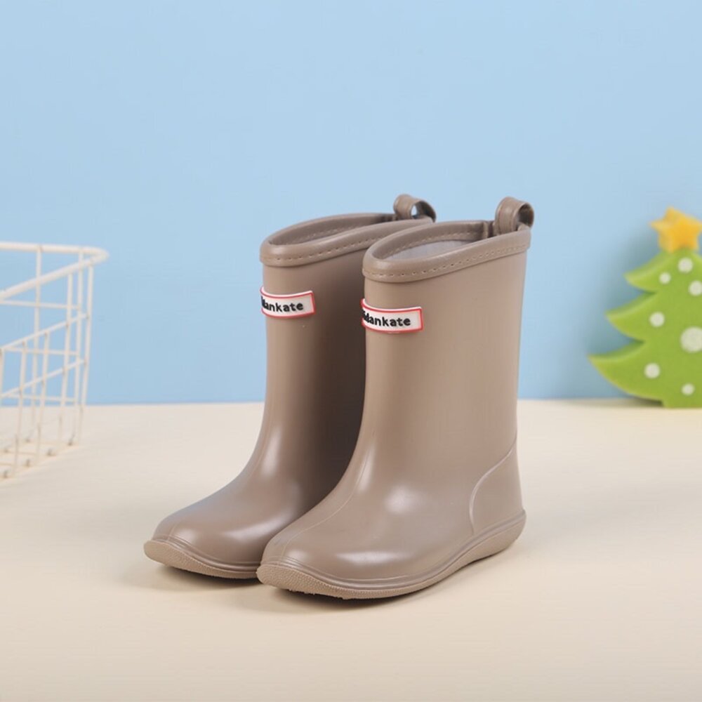 兒童雨鞋 男童女童 雨靴 15-21號 中筒 防水防滑 超輕量-圖片-2