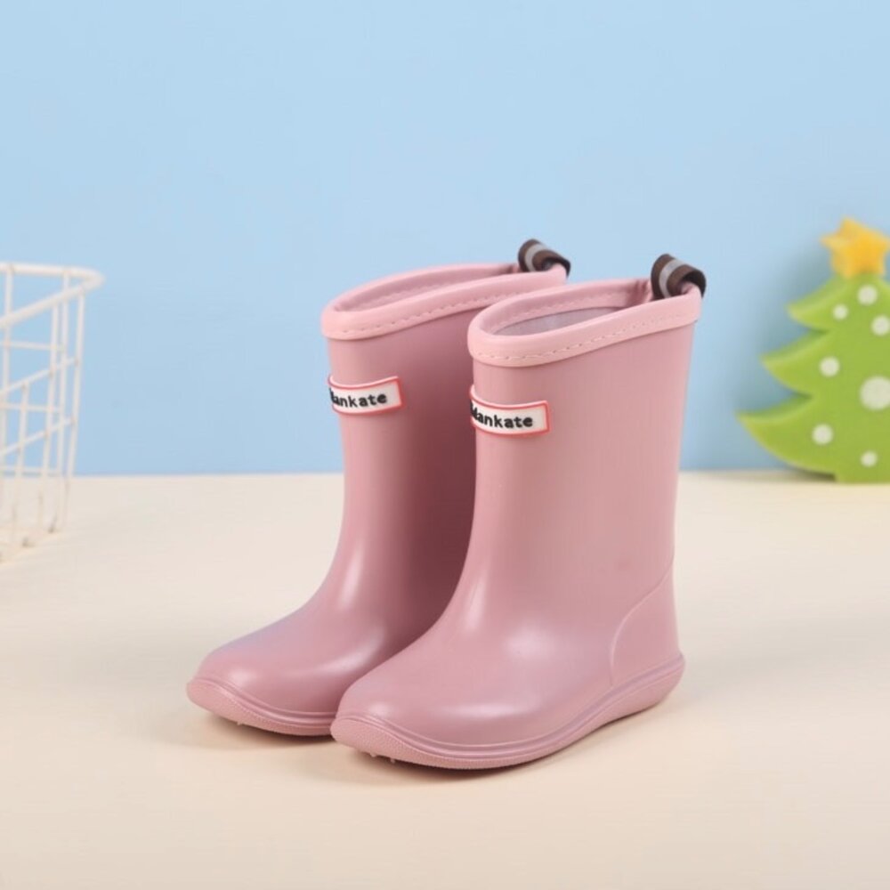 兒童雨鞋 男童女童 雨靴 15-21號 中筒 防水防滑 超輕量-圖片-3