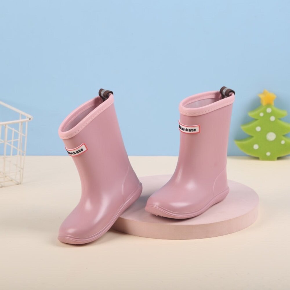 兒童雨鞋 男童女童 雨靴 15-21號 中筒 防水防滑 超輕量-圖片-5