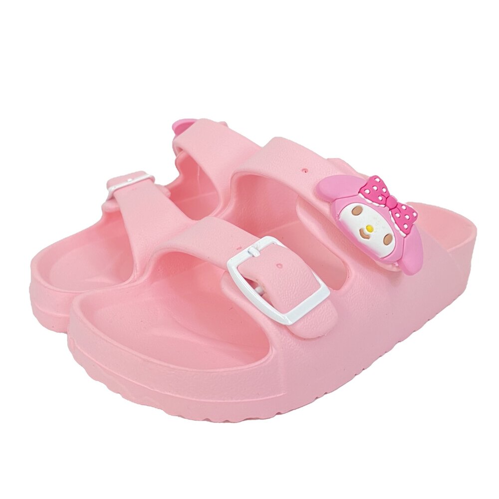 酷洛米 女童拖鞋 大耳狗 美樂蒂 童鞋 玩水防滑 雙帶-圖片-3