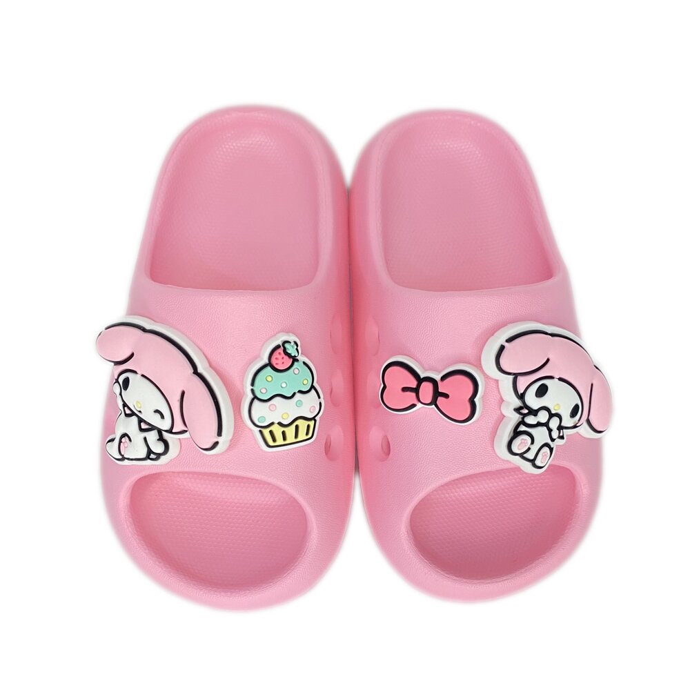 酷洛米 女童拖鞋 大耳狗 美樂蒂 童鞋 玩水防滑 雙帶-圖片-9