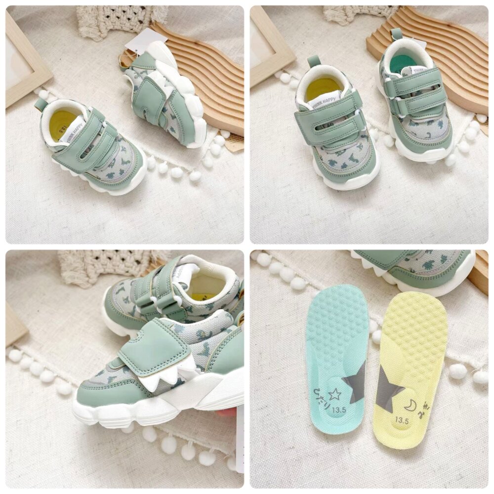 機能學步鞋 運動鞋 🔥出口日本🔥 寶寶鞋 嬰兒鞋 恐龍 男童女童 足弓-圖片-6