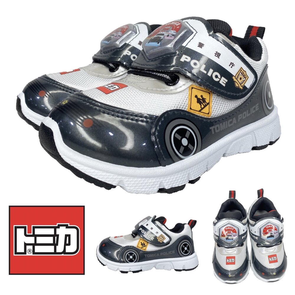 251120222458-Tomica 男童運動鞋 警車系列 童鞋 台灣製造 交通世界 電燈鞋 兒童