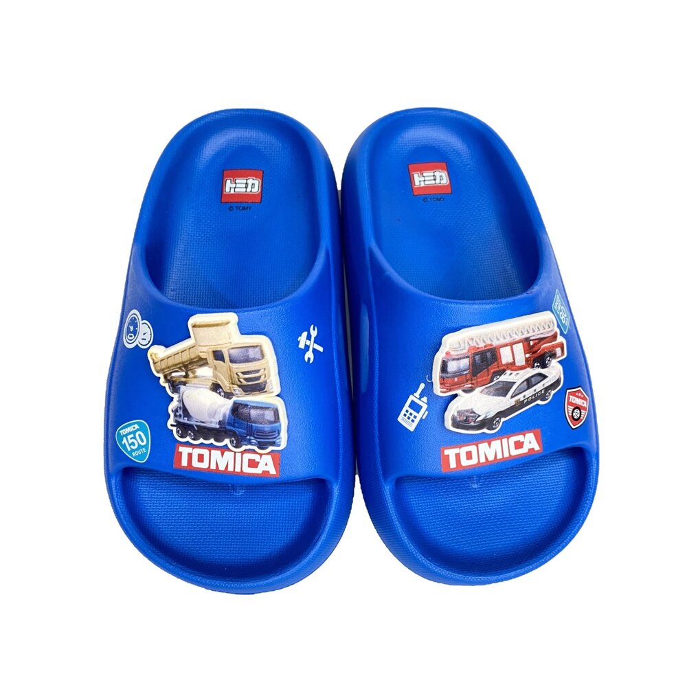 Tomica 男童拖鞋 多美小汽車 交通世界 童鞋 台灣製 16-19號-圖片-2