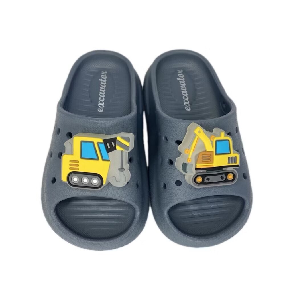 Tomica 男童拖鞋 多美小汽車 交通世界 童鞋 台灣製 16-19號-圖片-6