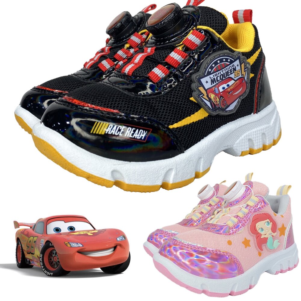 251122120815-男童女童 旋鈕鞋 運動鞋 台灣製造 閃電麥坤 迪士尼 正品授權 美人魚