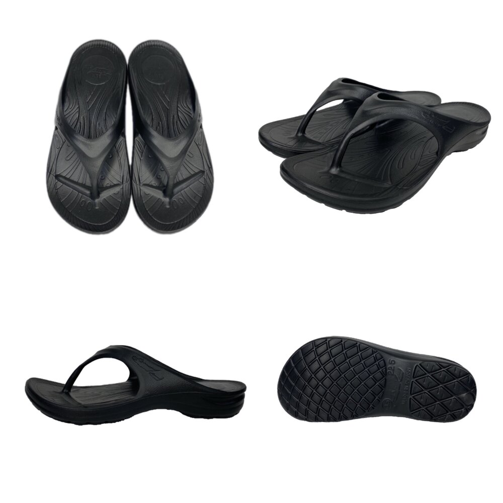 母子鱷魚 三代Y拖 超跑人字拖 拖鞋 台灣製造 男用女用 馬拉松 足弓 玩水-圖片-1