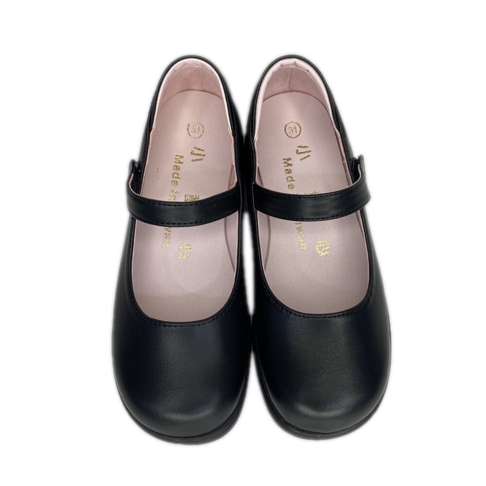 台灣製造 女童皮鞋 學生黑皮鞋 中大童 獨家訂製款 黑色 合唱團 花童 畢業典禮-圖片-6